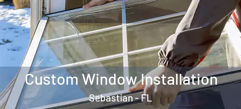  Custom Window Installation Sebastian - FL